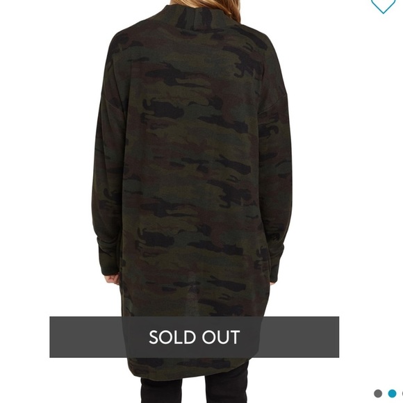 💕HP💕Sanctuary camo print open cardigan - Picture 2 of 9